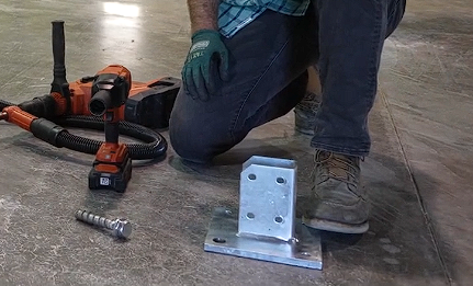 Anchor installation process