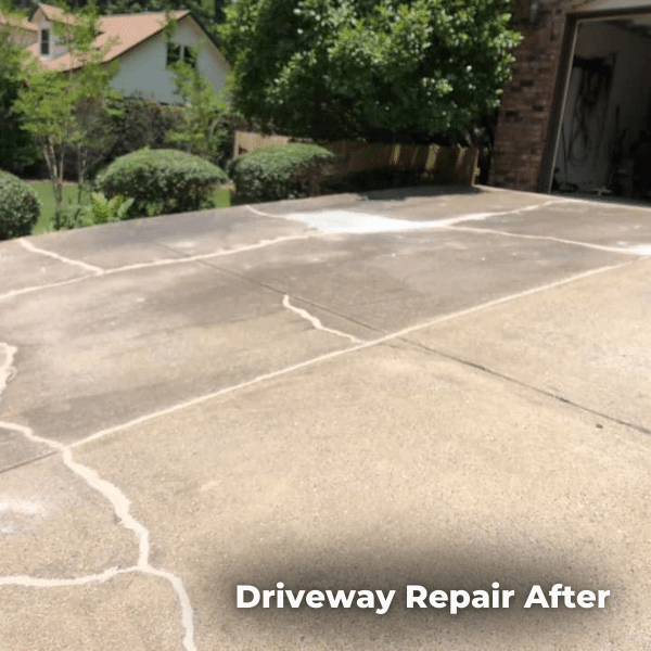 Fully restored concrete surface