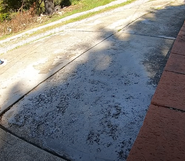 Old worn concrete surface