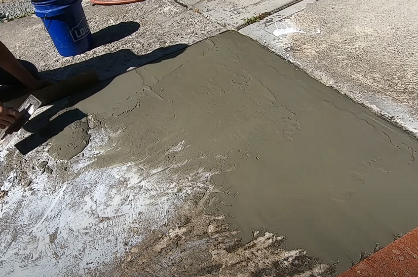 Concrete resurfacing process